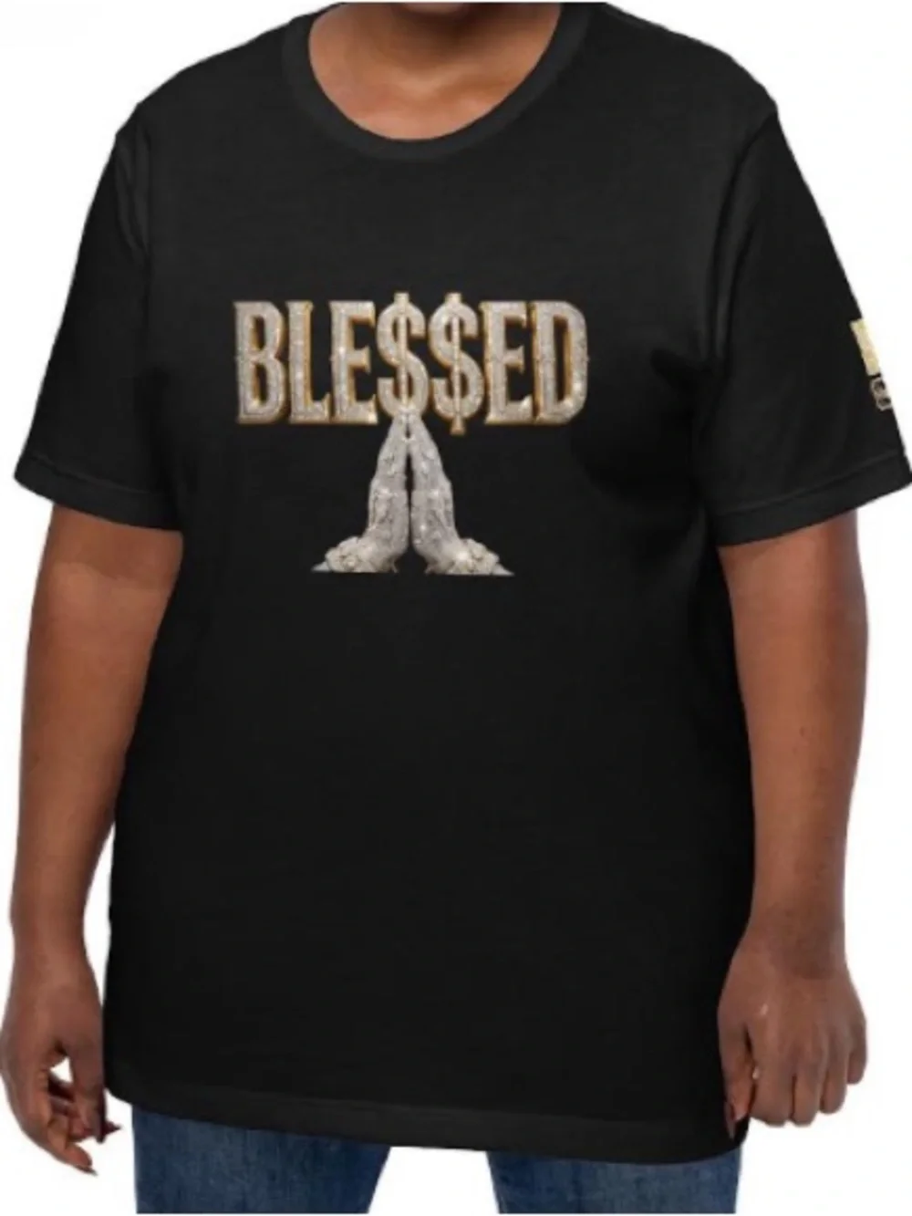 BLINGED OUT BLE$$ED T-SHIRT - Picture 5 of 15
